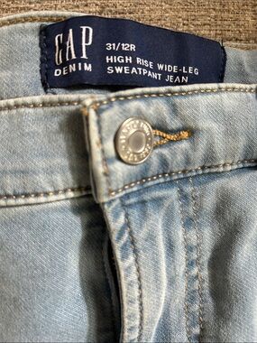GAP High Rise Wide Leg Sweatpants Jeans
